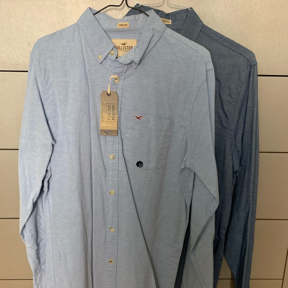 Hollister denim shirt